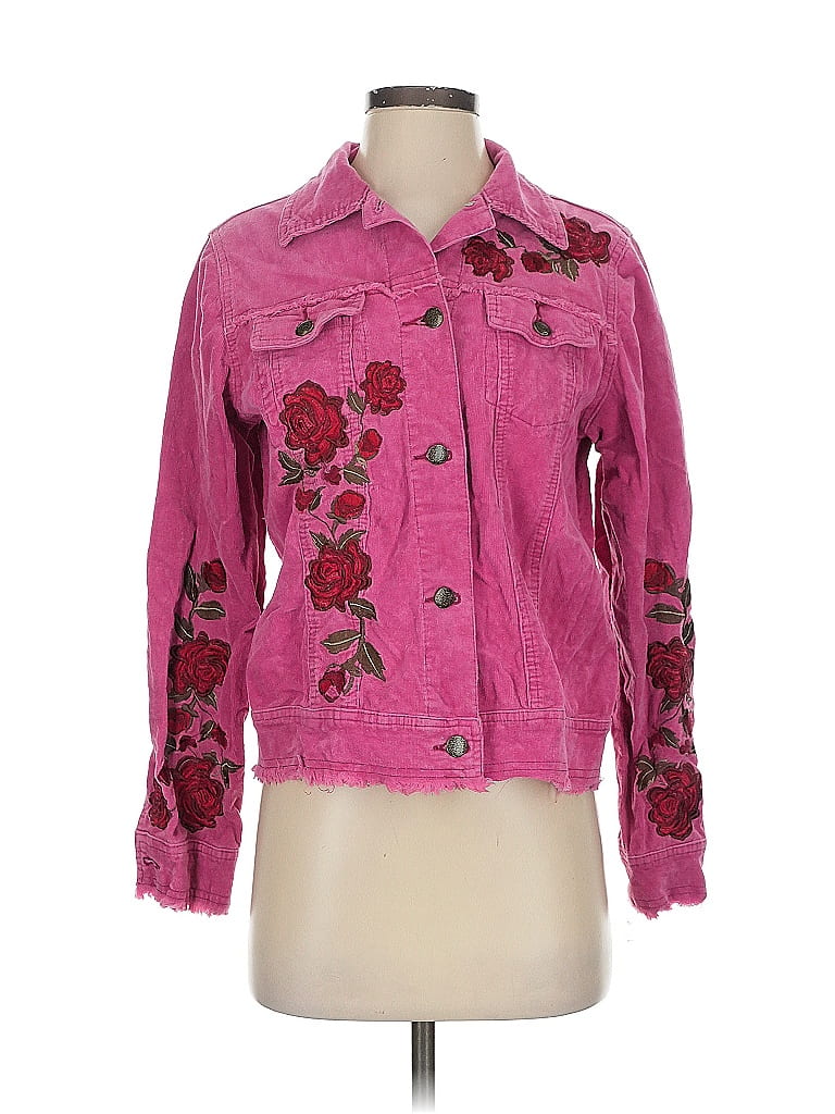 DG^2 by Diane Gilman Floral Pink Jacket Size XS - photo 1