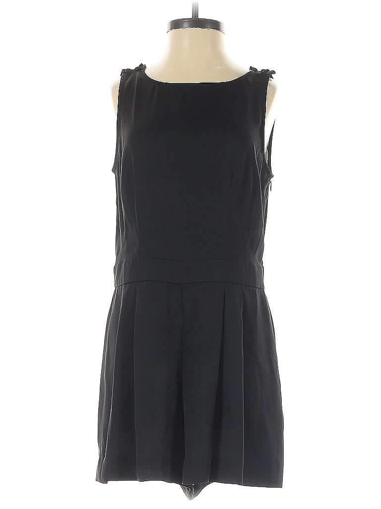 Pre-owned Ann Taylor Loft Romper In Black