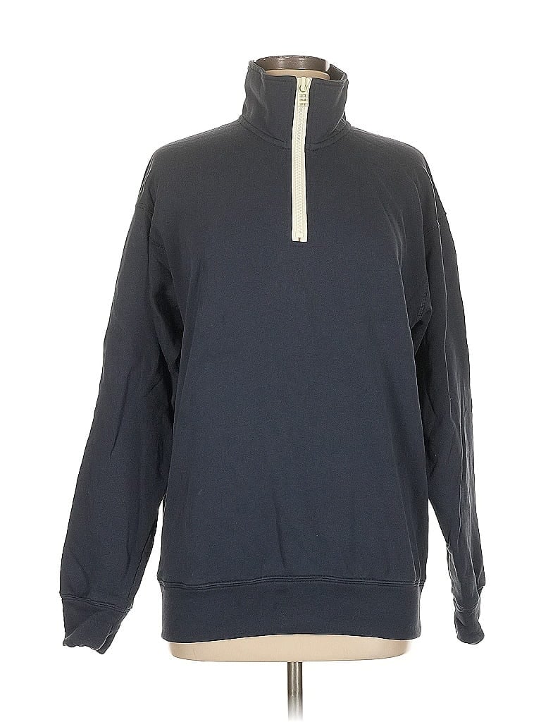 Solid & Striped Blue Pullover Hoodie Size M - photo 1