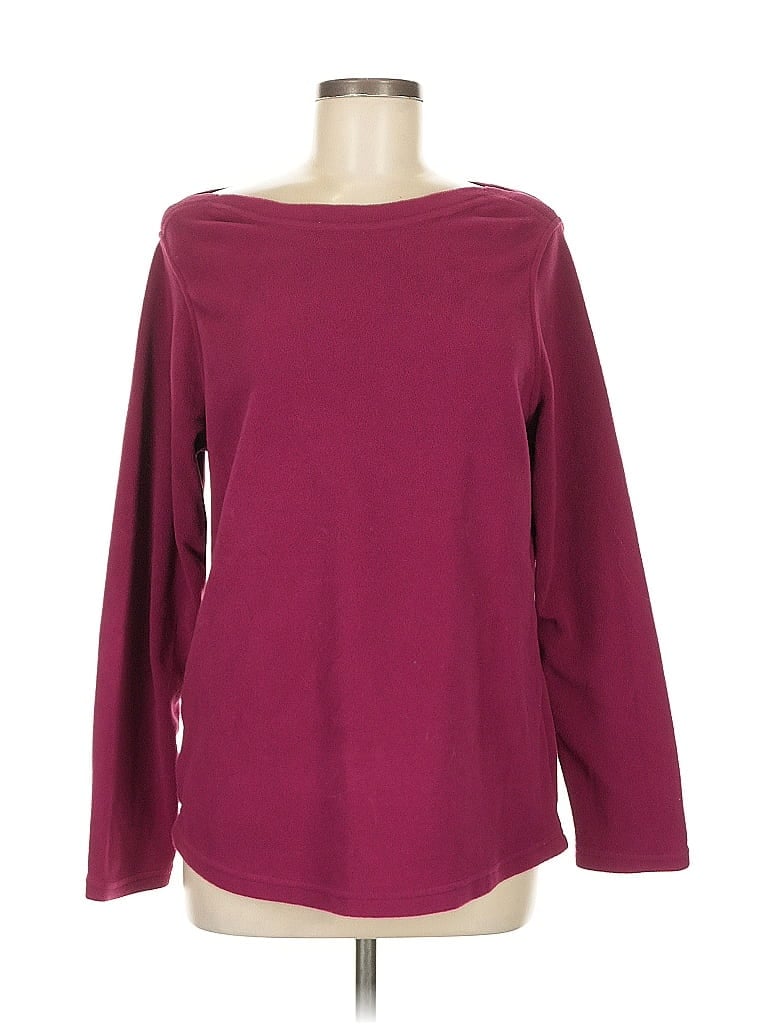 Click to view more detailed imagery on our partner's website Pre-owned Lands' End Pullover Sweater In Burgundy