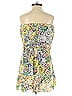 Assorted Brands 100% Rayon Paisley Yellow Ivory Romper Size S - photo 2