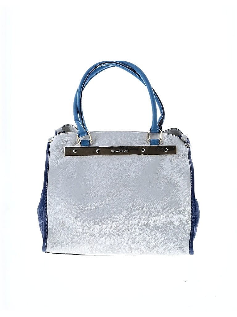 Rowallan USA 100% Leather Color Block White Leather Tote One size - photo 1