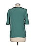 3.1 Phillip Lim 100% Silk Teal 3/4 Sleeve T-Shirt Size 6 - photo 2