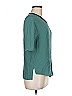 3.1 Phillip Lim 100% Silk Teal 3/4 Sleeve T-Shirt Size 6 - photo 4