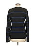 Equipment 100% Cashmere Stripes Black Cashmere Pullover Sweater Size L - photo 2
