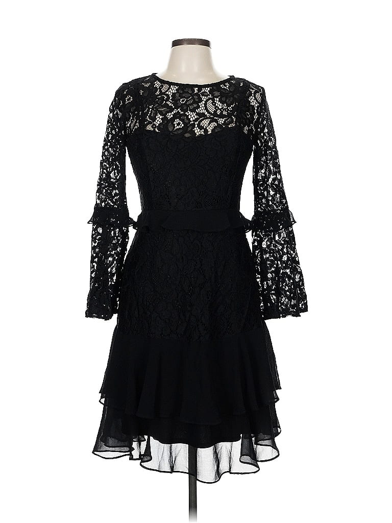 Neiman Marcus Black Cocktail Dress Size 6 - photo 1
