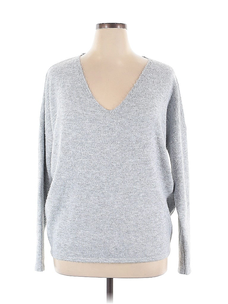 Karen Kane Silver Pullover Sweater Size XL - photo 1