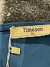 Timeson 100% Polyester Blue Short Sleeve Blouse Size XL - photo 7