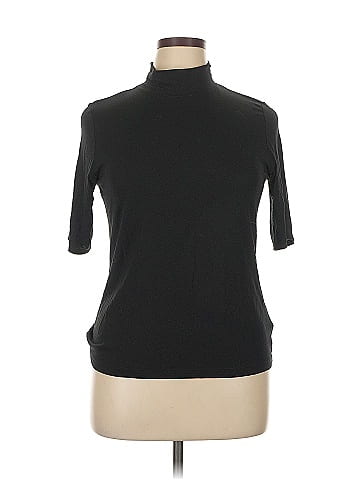 Tahari Short Sleeve Turtleneck (view 1)