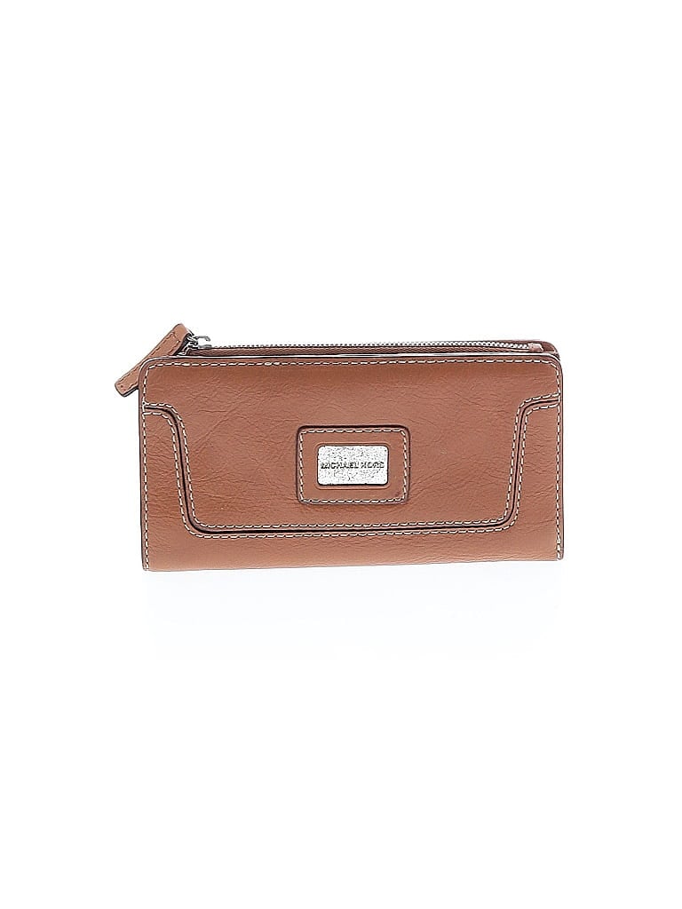 Michael Kors 100% Leather Brown Leather Clutch One size - photo 1