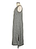 T by Talbots Solid Gray Casual Dress Size M - photo 5