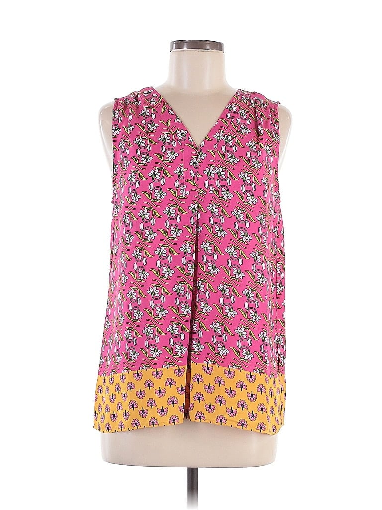 Violet & Claire 100% Polyester Pink Sleeveless Blouse Size M - photo 1