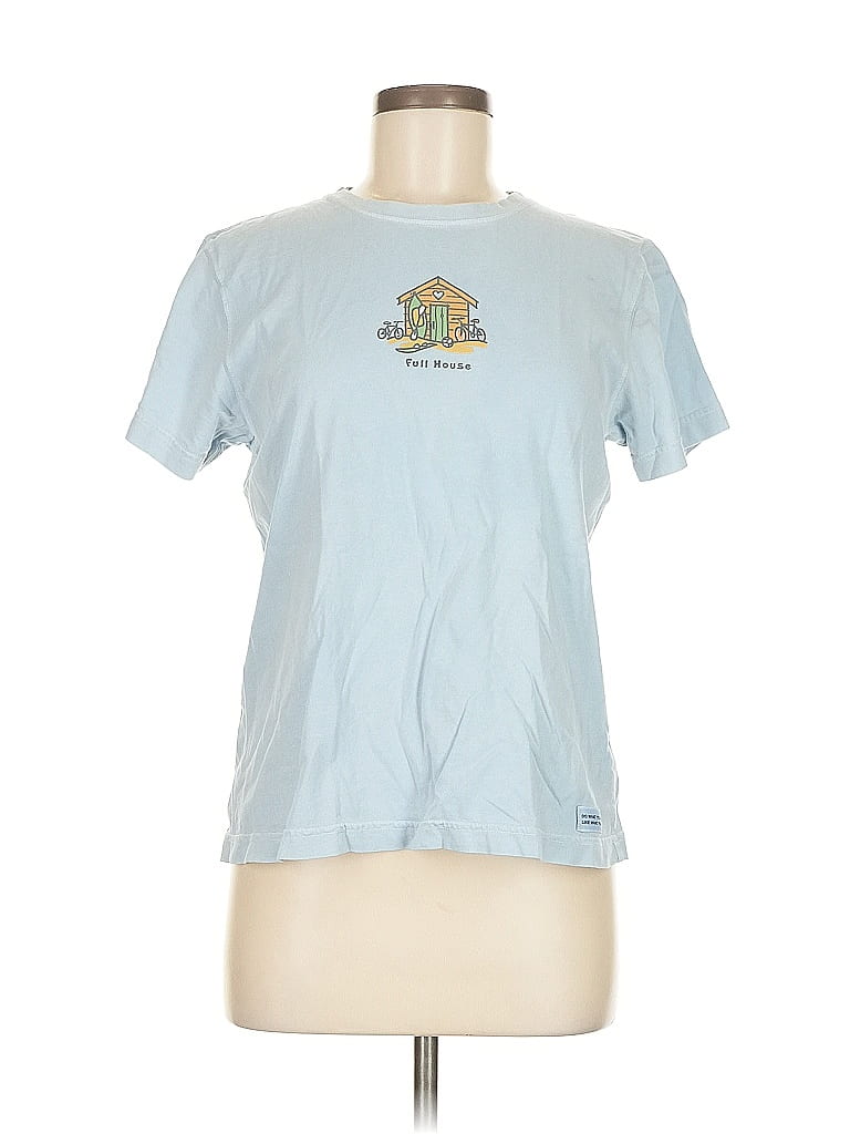 Life Is Good Blue Short Sleeve T-Shirt Size M - photo 1