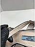 Prada 100% Leather Black Leather Studded Heels Size EU 37 - photo 8