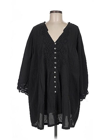 Roaman's 3/4 Sleeve Blouse (view 1)