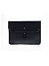 Baldinini 100% Leather Black Blue Leather Clutch One size - photo 1