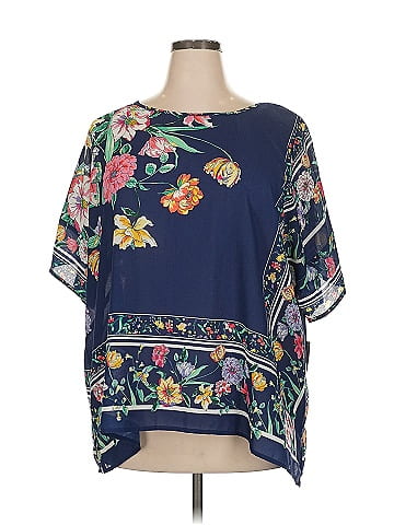 Liz Claiborne Short Sleeve Blouse (view 1)