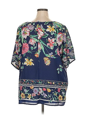 Liz Claiborne Short Sleeve Blouse (view 2)