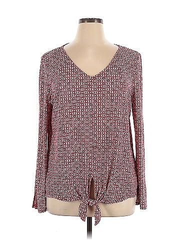 Roz & Ali Long Sleeve Blouse (view 1)