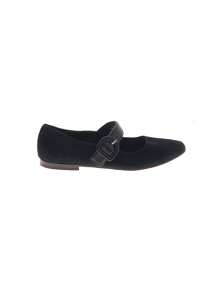 M. Gemi Solid Black Flats Size EU 40 1/2 - photo 1