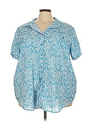 Woman Within Short Sleeve Blouse