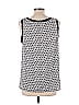 Violet & Claire 100% Polyester Gray Sleeveless Blouse Size L - photo 2