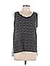 Violet & Claire 100% Polyester Gray Sleeveless Blouse Size L - photo 1