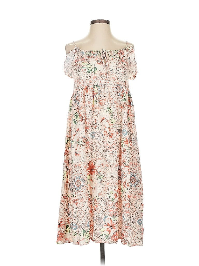 O'Neill Paisley Ivory Casual Dress Size S - photo 1