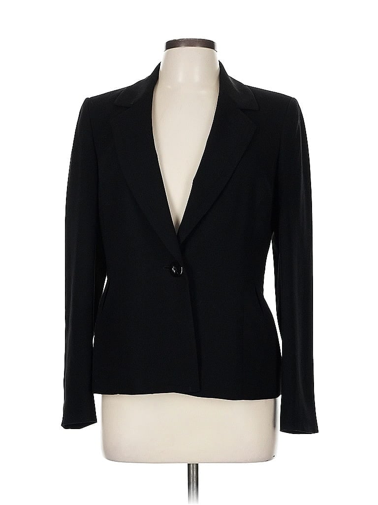 Pre-owned Kasper Blazer Jacket In Black