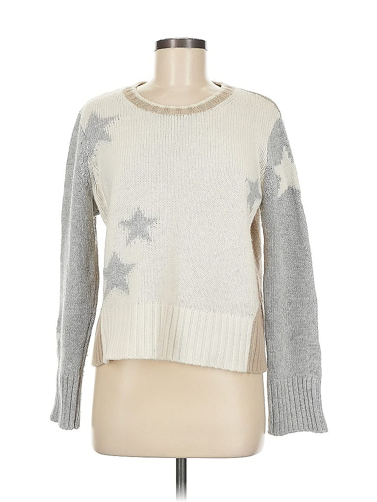 Pre-owned Splendid Pullover Sweater In Silver