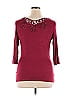 Studio Y Burgundy 3/4 Sleeve T-Shirt Size XL - photo 2