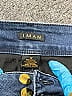 IMAN Solid Blue Jeans Size 12 - photo 3