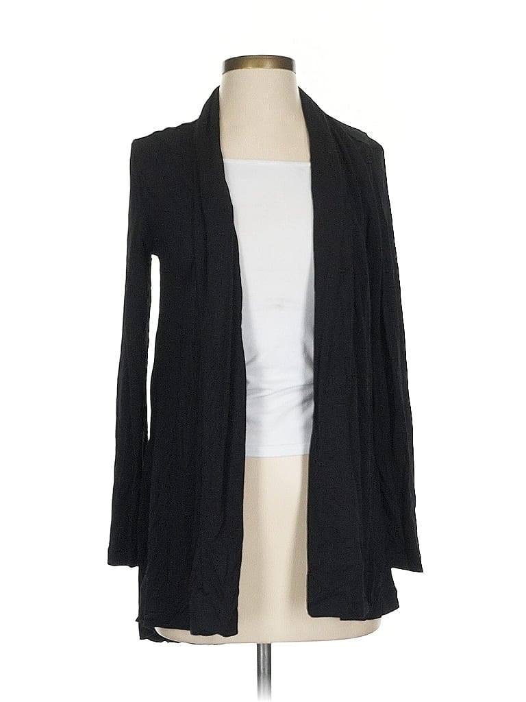 Pre-owned Vince Camuto Cardigan Sweater In Black