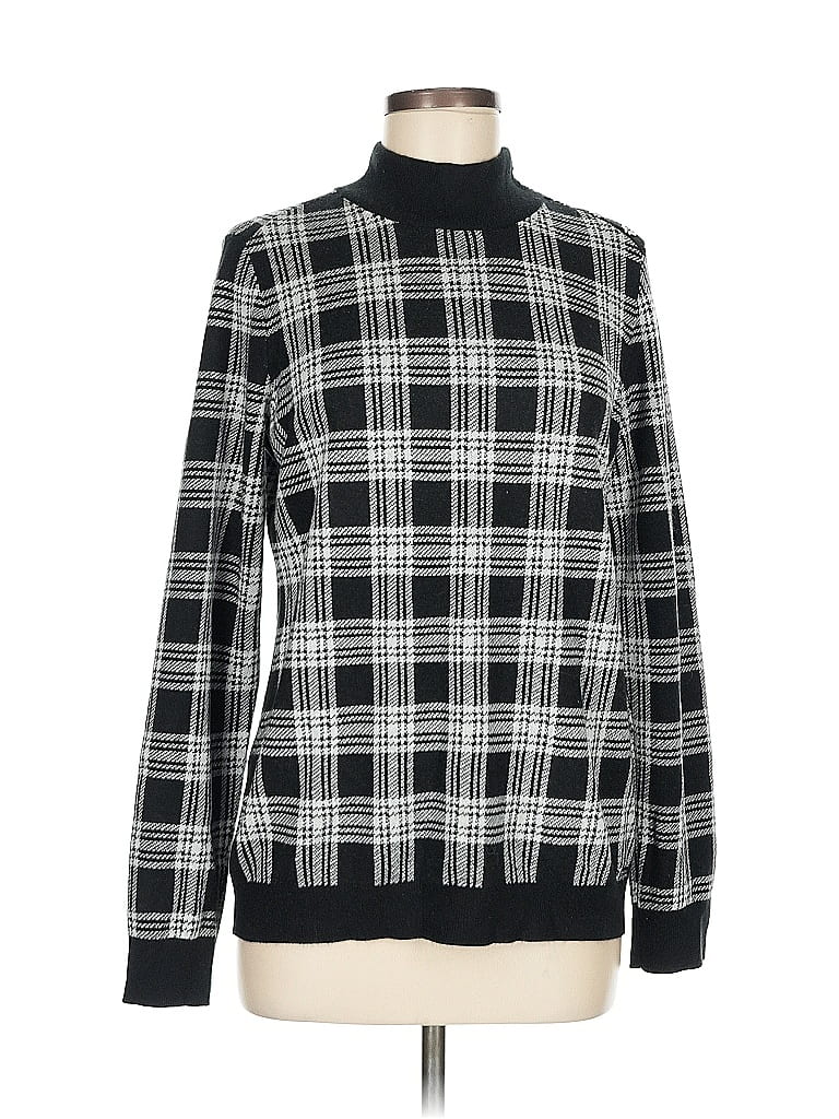 Pre-owned Calvin Klein Turtleneck Sweater In Black