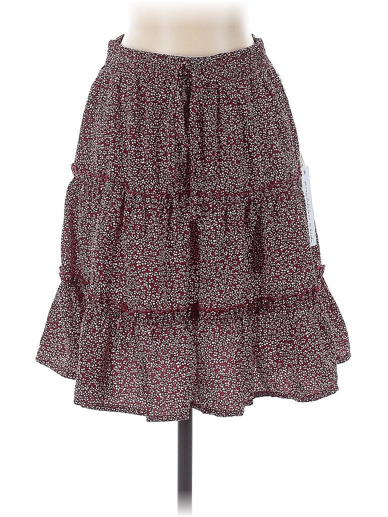 Young Fabulous & Broke Paisley Red Casual Skirt Size 8 - photo 1