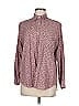 Guess Jeans 100% Rayon Print Pink Long Sleeve Blouse Size M - photo 1