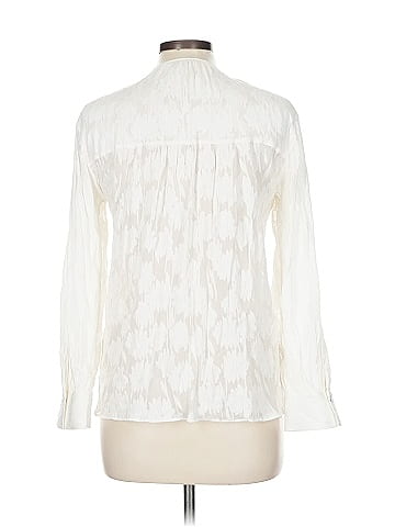 Vince. Long Sleeve Silk Top (view 2)