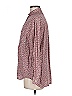 Guess Jeans 100% Rayon Print Pink Long Sleeve Blouse Size M - photo 5
