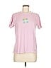 Life Is Good 100% Cotton Floral Pink Short Sleeve T-Shirt Size M - photo 1
