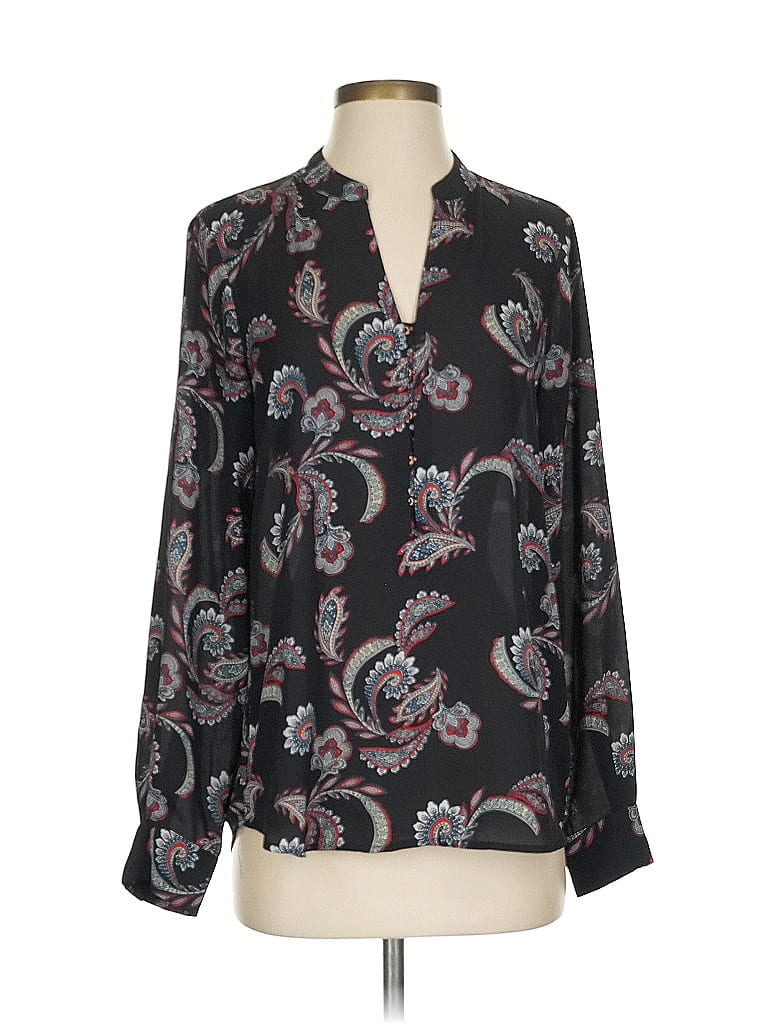 Click to view more detailed imagery on our partner's website Pre-owned Ivanka Trump Long Sleeve Blouse In Black