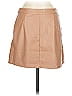 Alexia Admor 100% Polyurethane Tan Faux Leather Skirt Size 8 - photo 2
