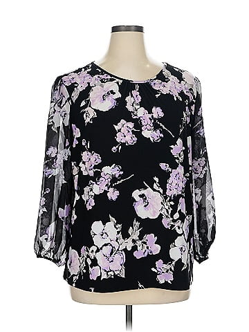 Kasper 3/4 Sleeve Blouse (view 1)