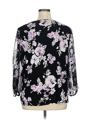 Kasper 3/4 Sleeve Blouse (view 2)