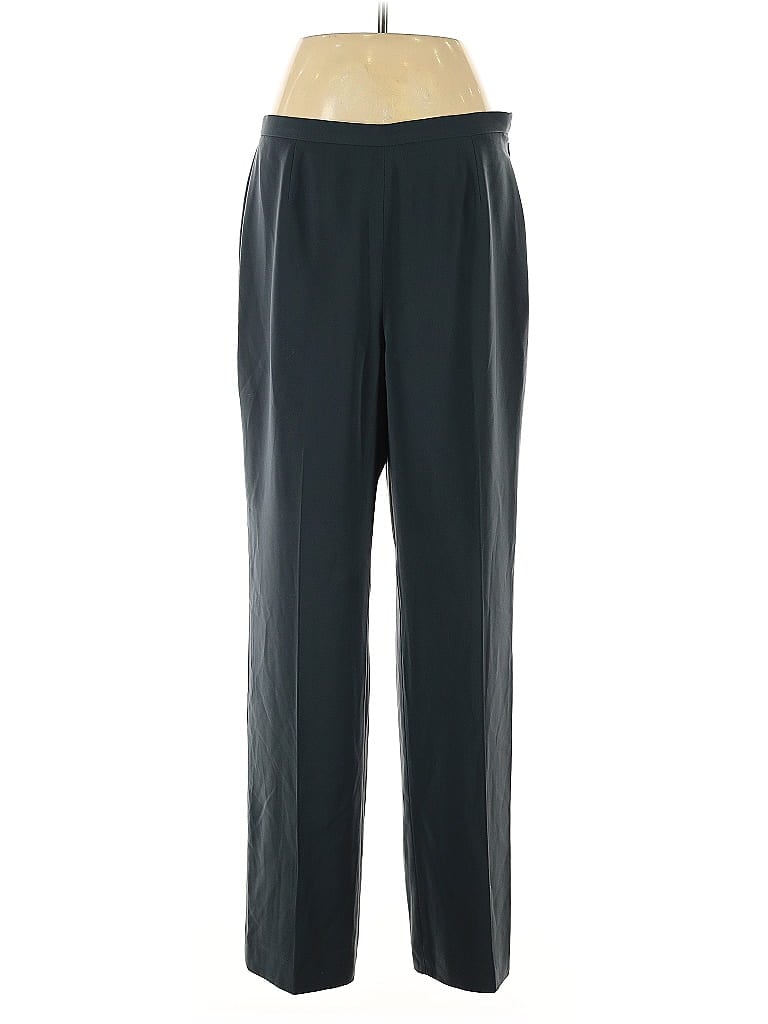 Kasper 100% Polyester Teal Casual Pants Size 10 - photo 1