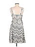 Maurices Chevron-herringbone Gray Casual Dress Size 9 - 10 - photo 2