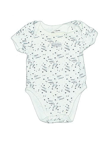 Calvin Klein Short Sleeve Onesie (view 1)