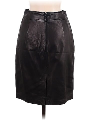 Elie Tahari Faux Leather Skirt (view 2)