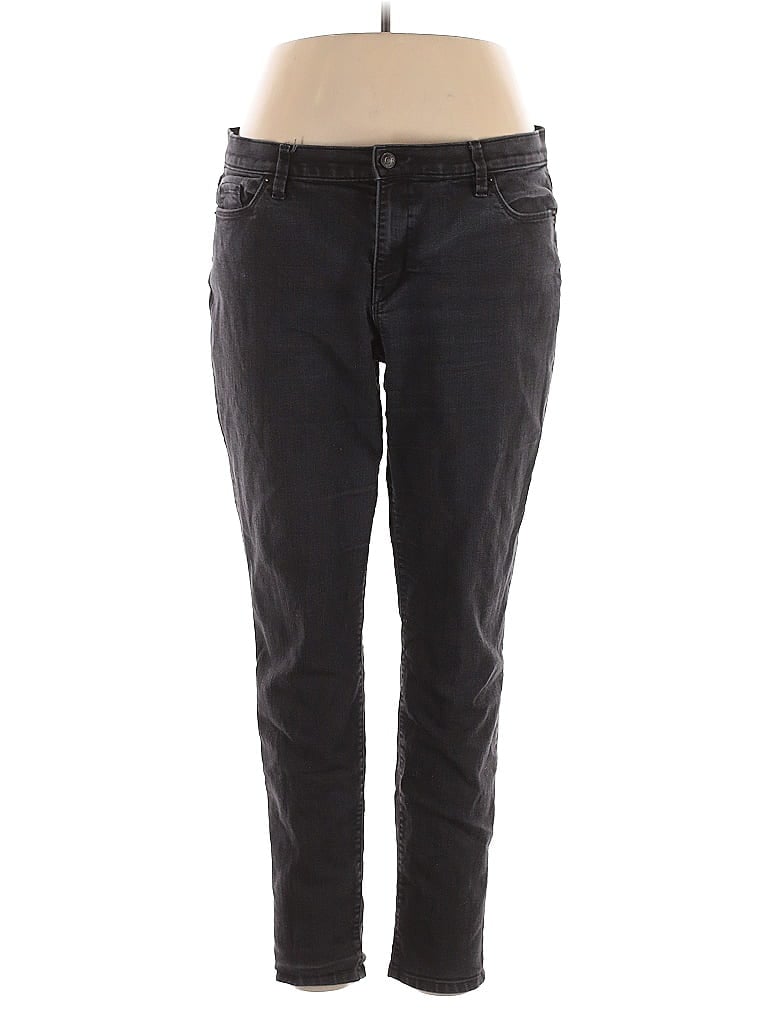 Pre-owned Ann Taylor Loft Jeans In Black