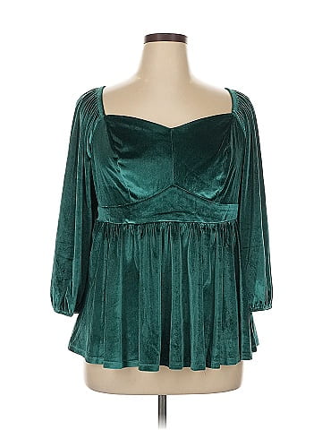 Torrid 3/4 Sleeve Blouse (view 1)