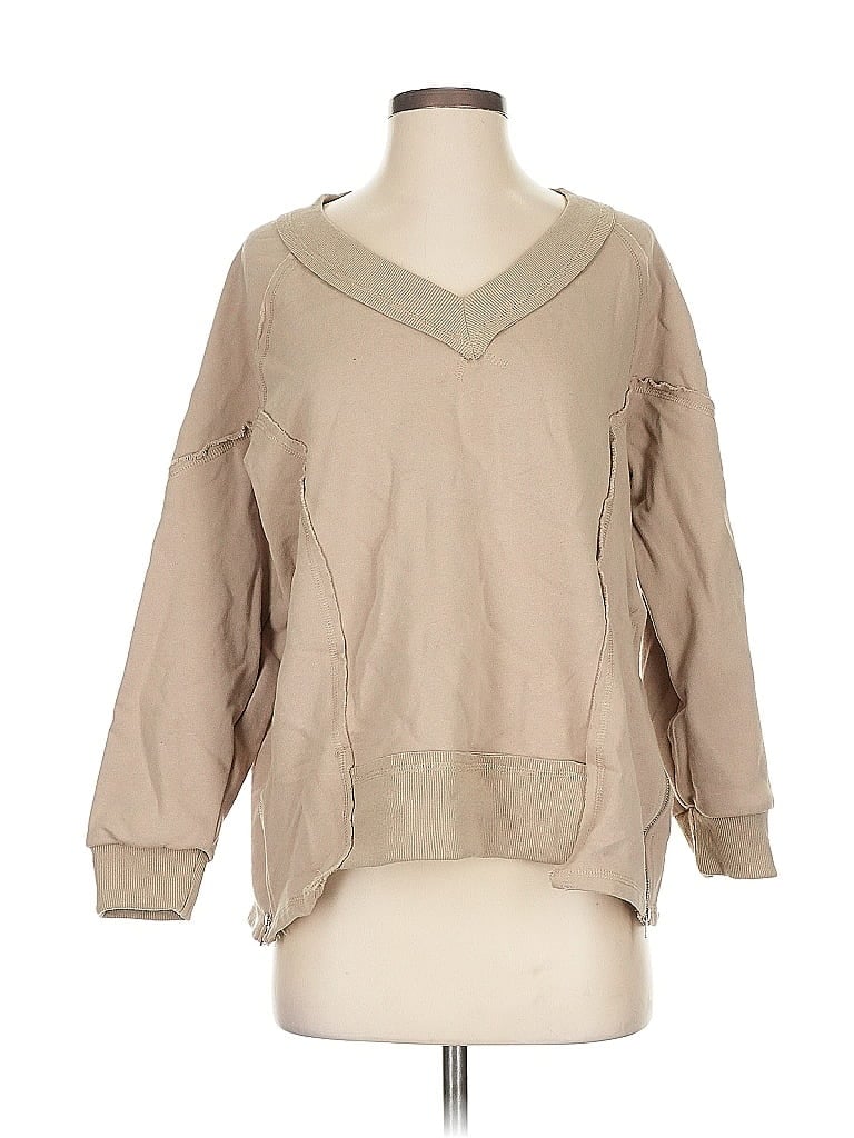 Pre-owned Assorted Brands Pullover Sweater In Brown